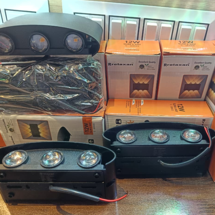 Relaxan Premium 12W Slim 6-Ray LED Wall Light (C-Series)