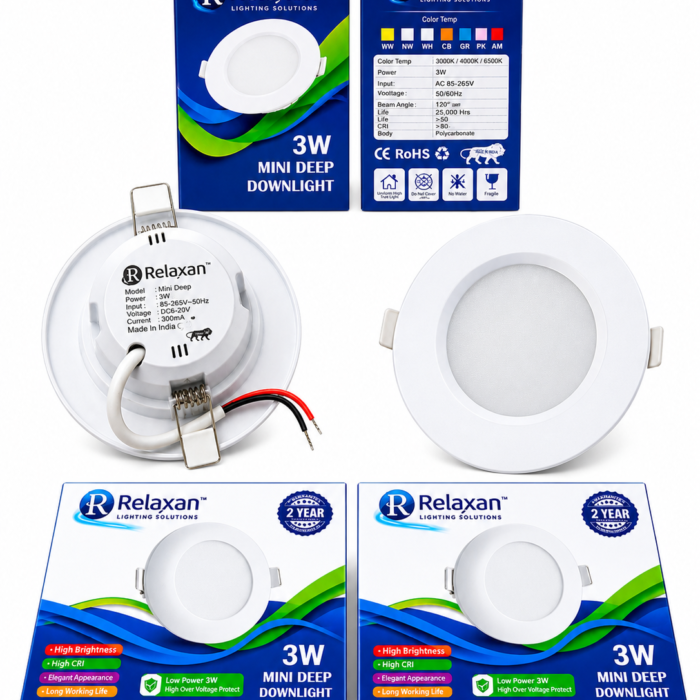 Relaxan 3W Deep 2inch Mini LED Downlight