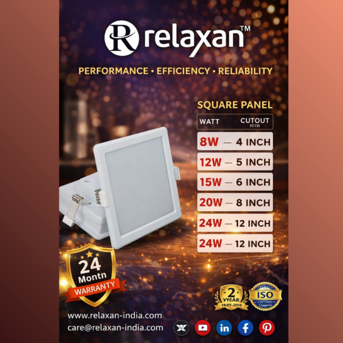 Relaxan Premium Square LED Panel Light