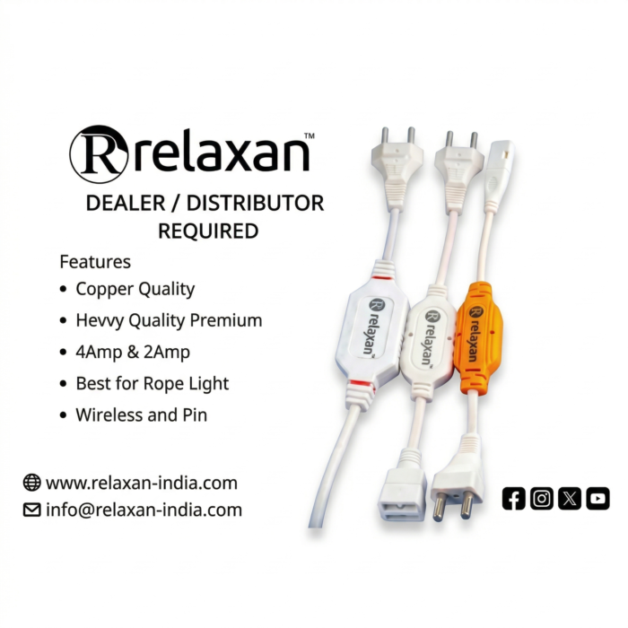 Relaxan Premium LED Rope Light Adapter