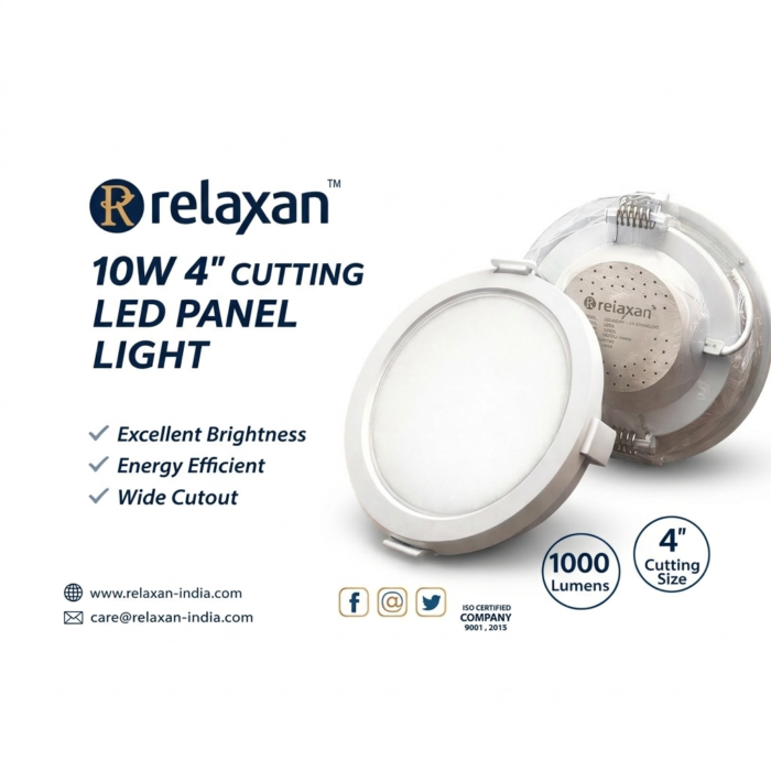 Relaxan Premium 10W 4" LED Panel Light