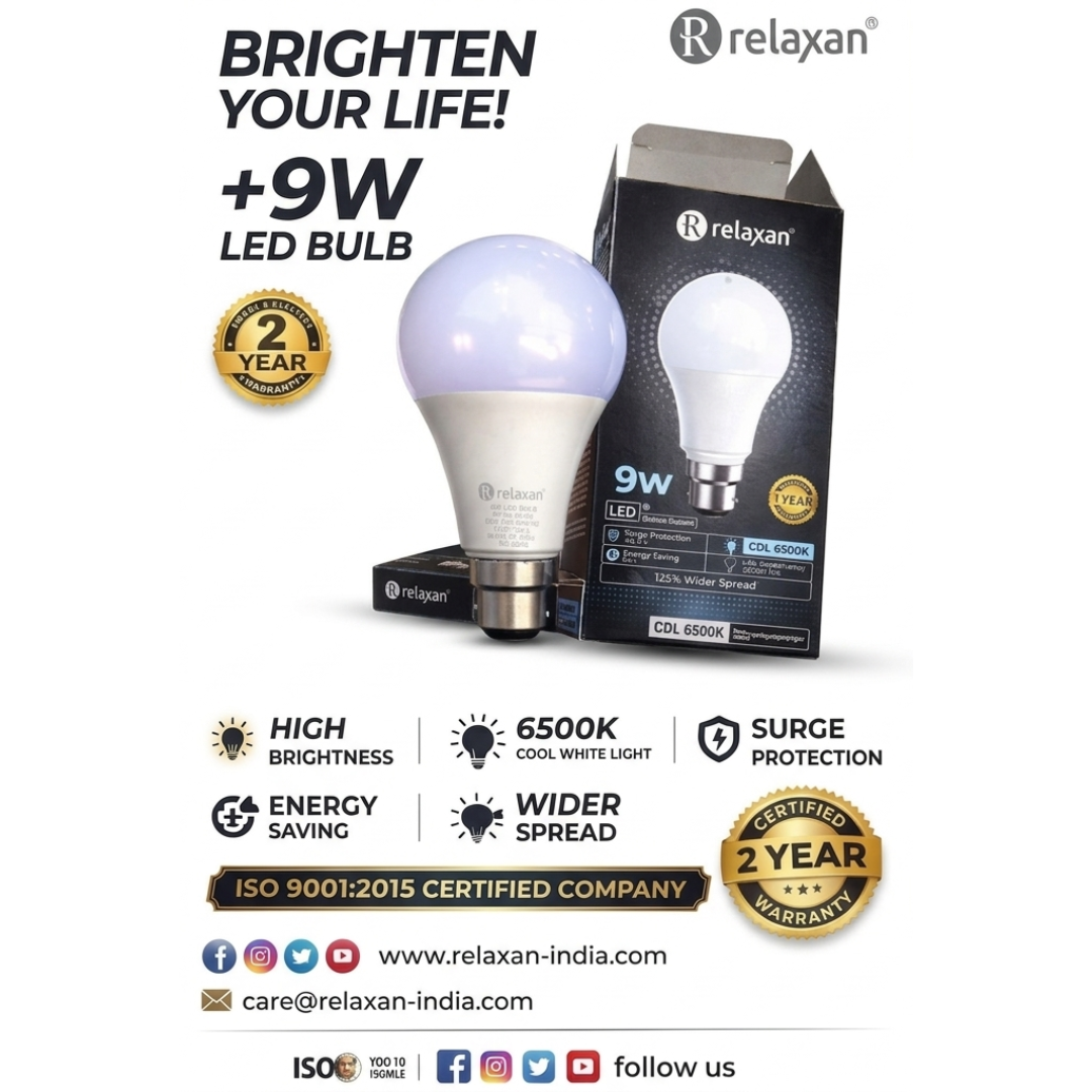 Relaxan Premium +9W LED Bulb (B22)