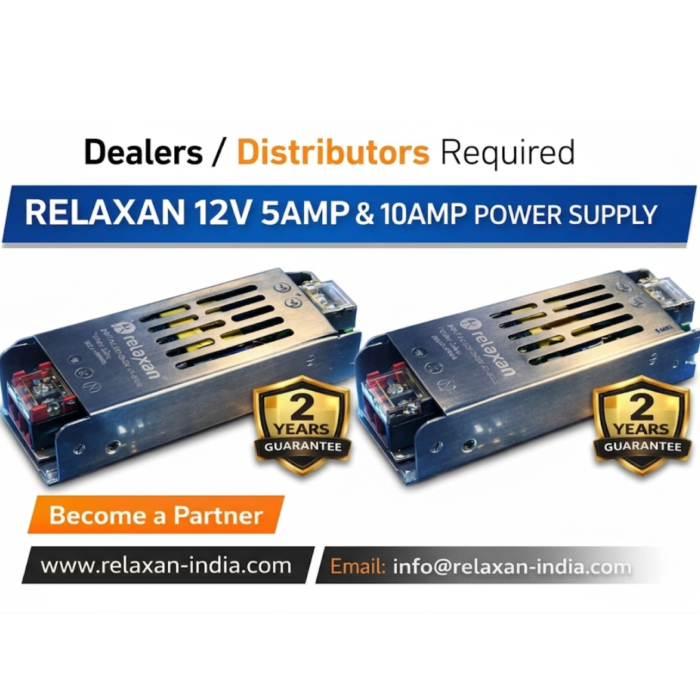 Relaxan Premium 12V Heavy Duty Power Supply (SMPS)