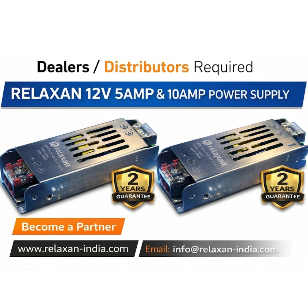 Relaxan Premium 12V Heavy Duty Power Supply (SMPS)