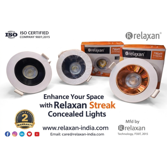 Relaxan Premium 7W STREAK Concealed Light